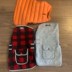EUC LL Bean Dog Jackets (16-24lb dog) Bundle